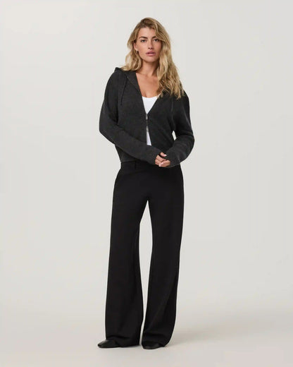 Émilie Cashmere Rib Double Zip