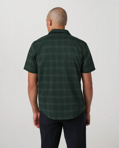Short Sleeve Plaid Button Down Shirt