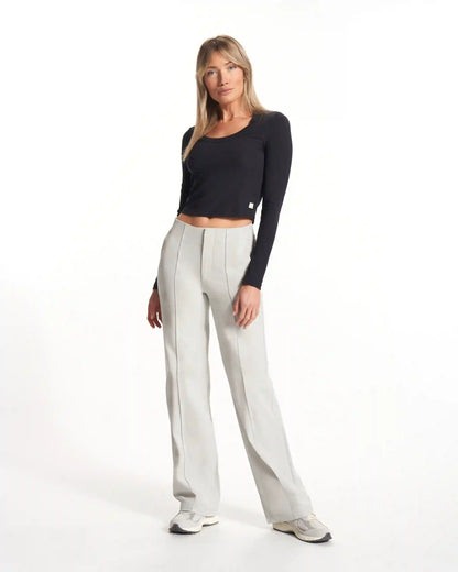 Womens Vuori Meta™ Wideleg Pant - Long