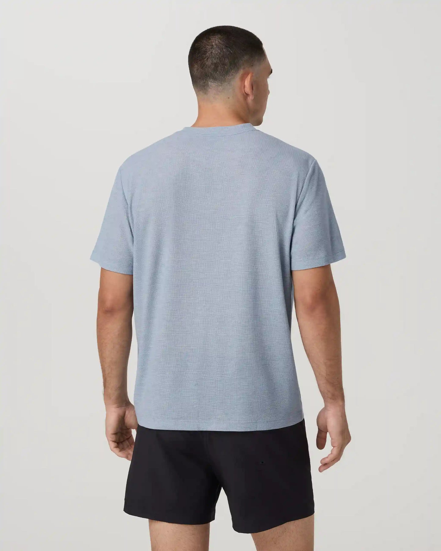 Short Sleeve Micro Waffle Tee - Relaxed Fit