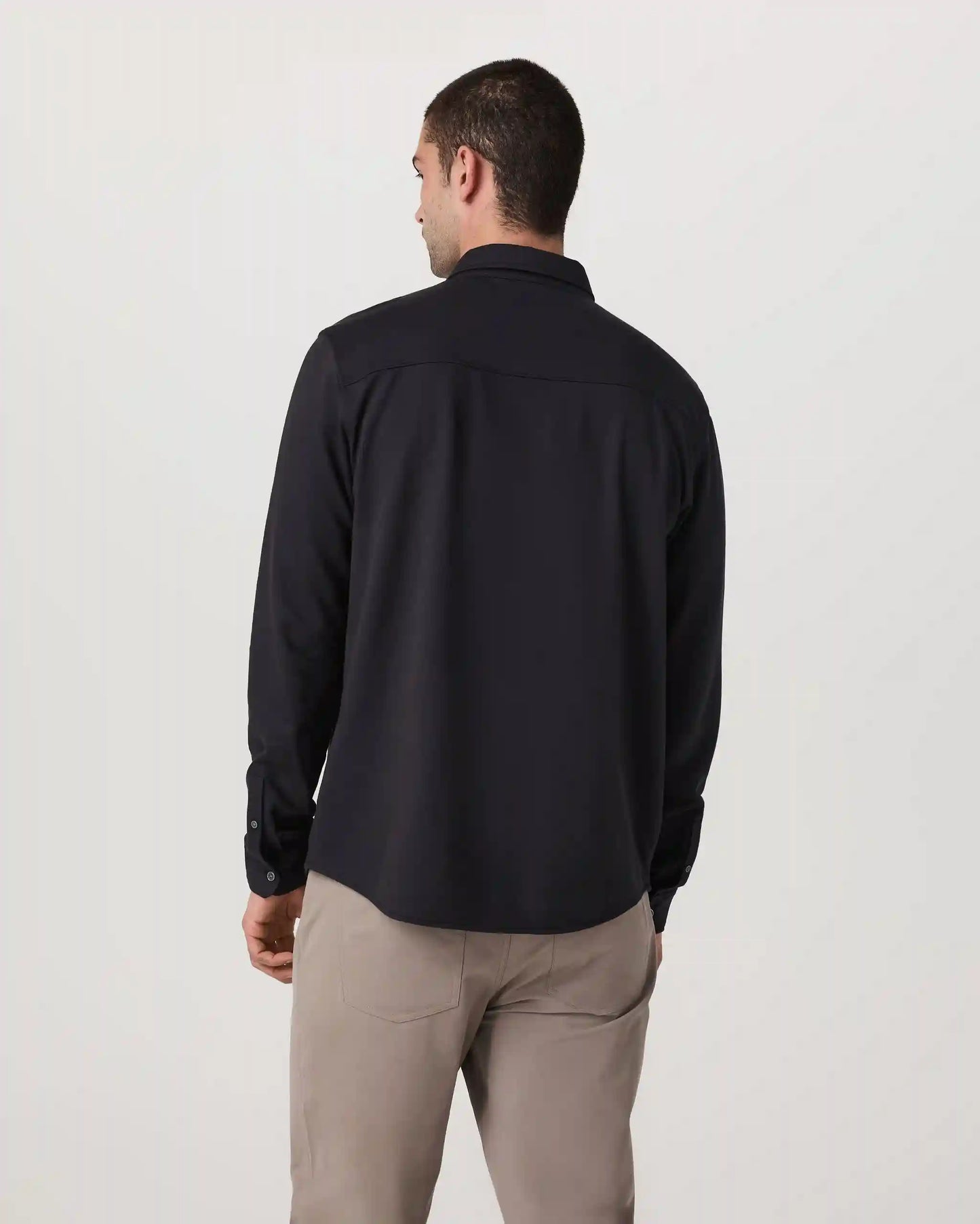 Long Sleeve Knit Oxford Button Down - Classic Fit