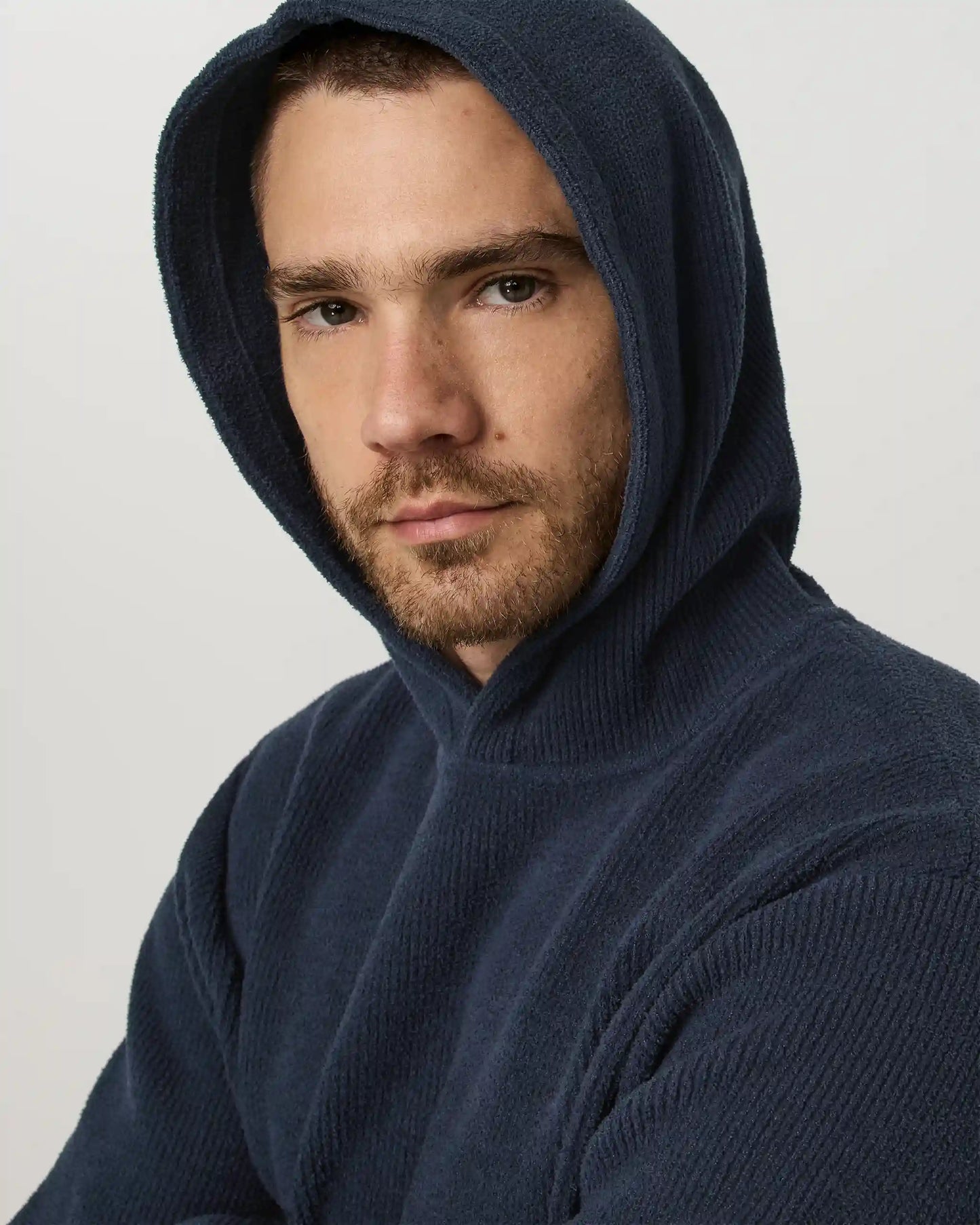 Midweight Rib Sweater Hoodie
