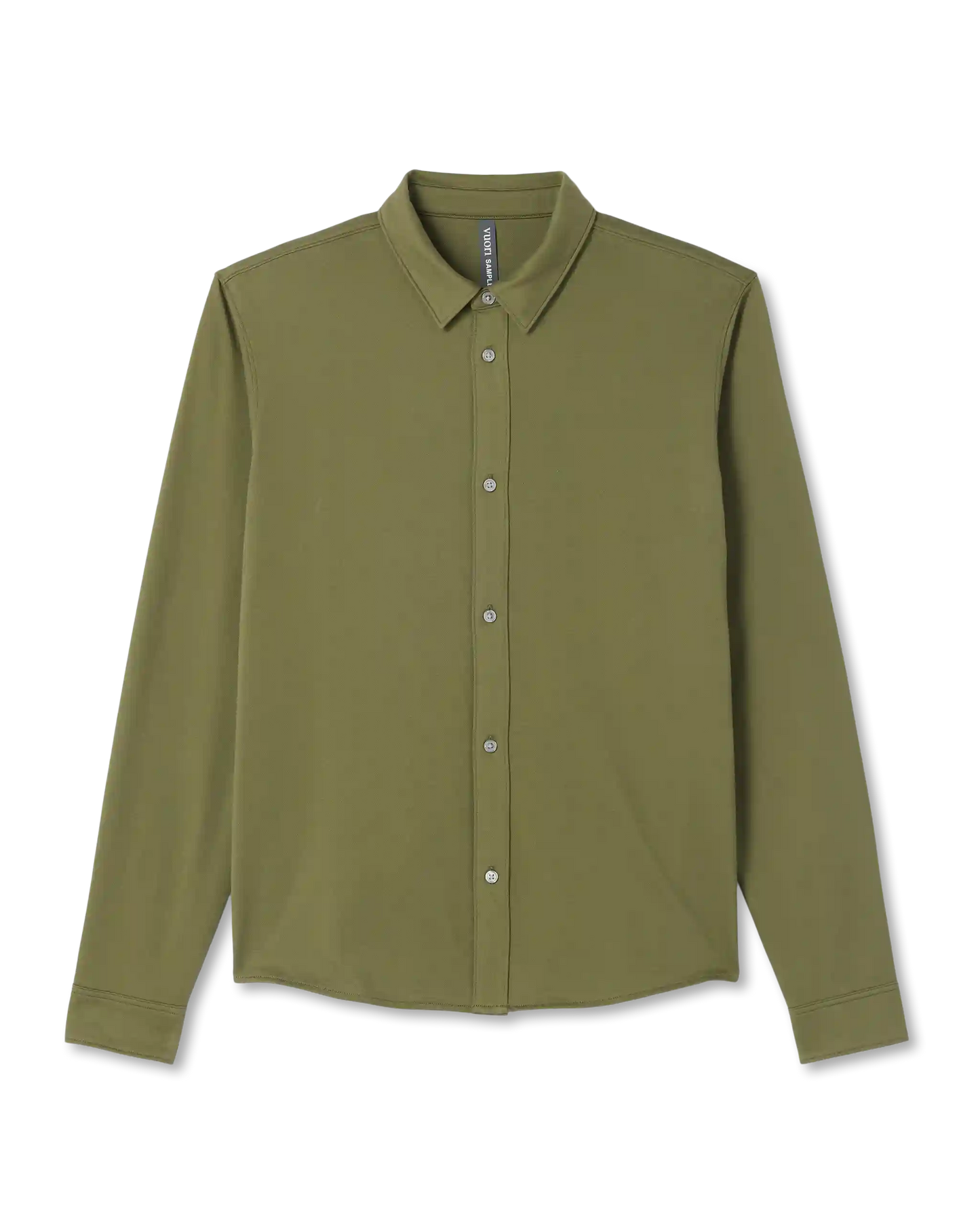 Long Sleeve Knit Oxford Button Down - Classic Fit