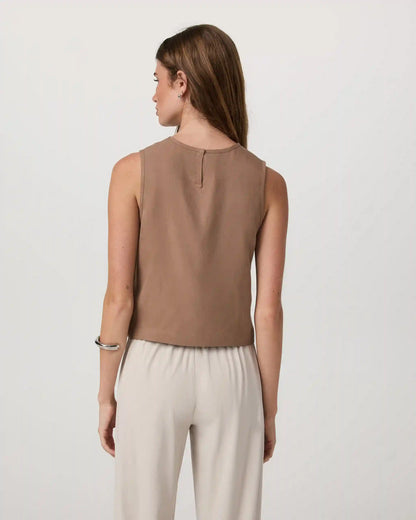 Trestles Twill Crop Tank