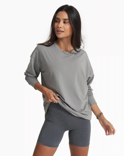Long-Sleeve Feather Tee