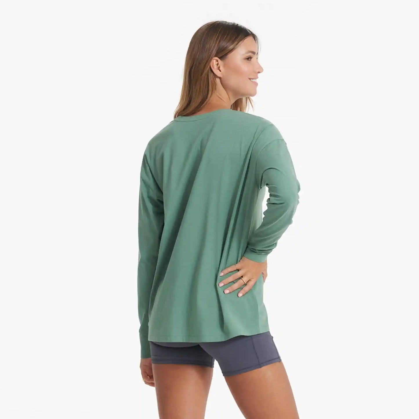 Long-Sleeve Feather Tee