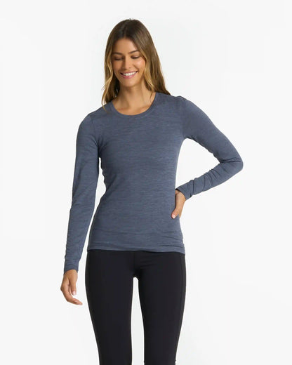 Long-Sleeve Lux Crew