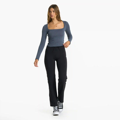 Long-Sleeve Sunrise Square Neck