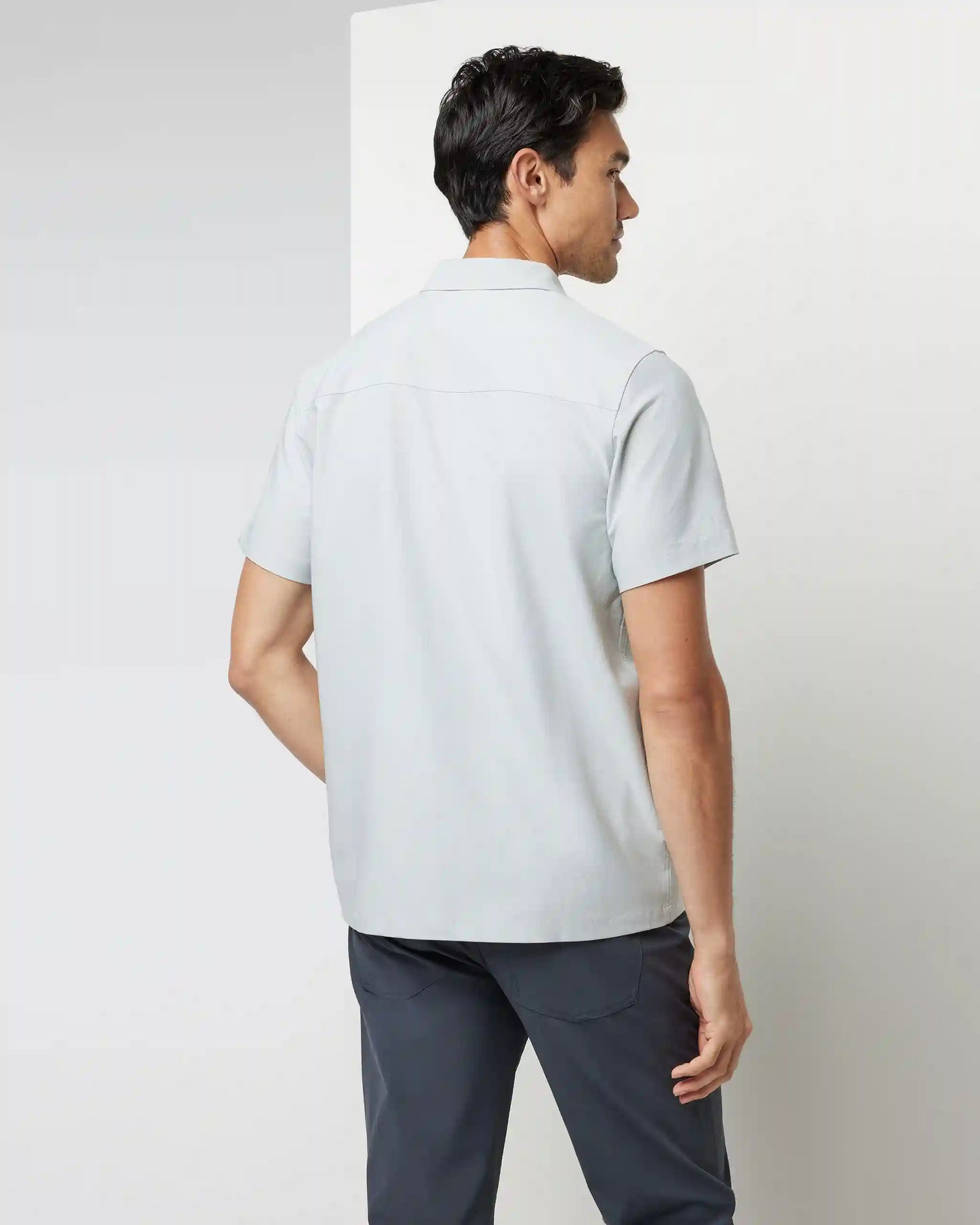 Short Sleeve Manhattan Button Down