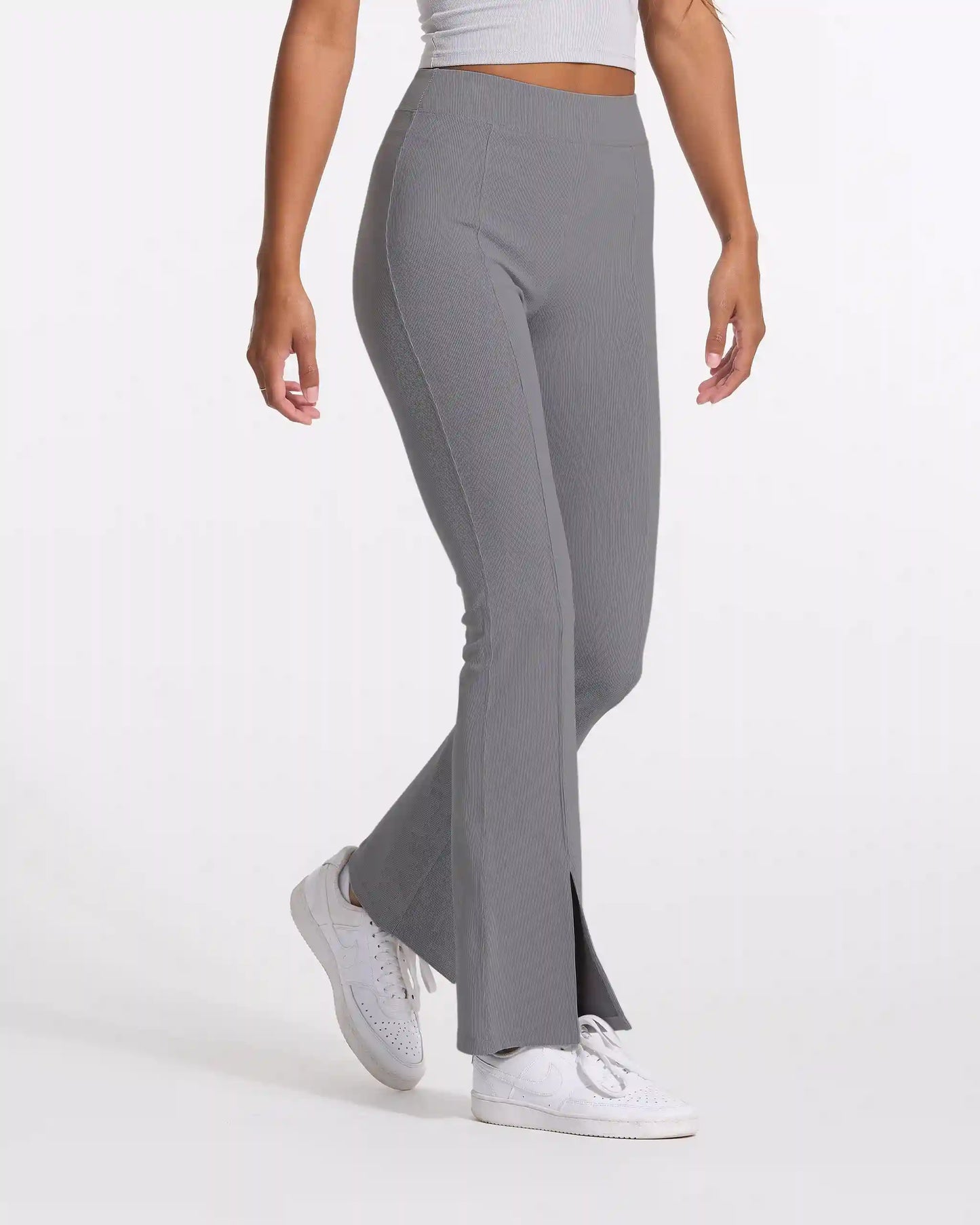 Lux Rib Split Bootcut