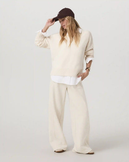 Émilie Cashmere Oversized V-Neck