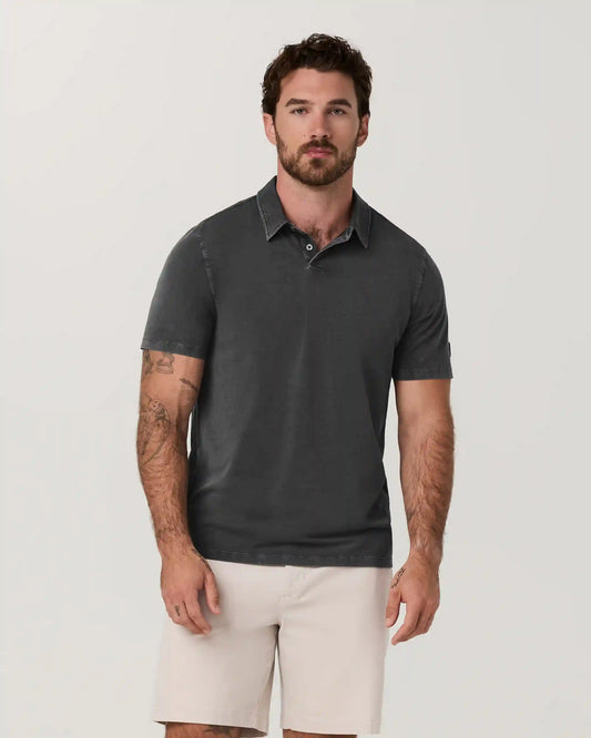 Short Sleeve Feather Polo
