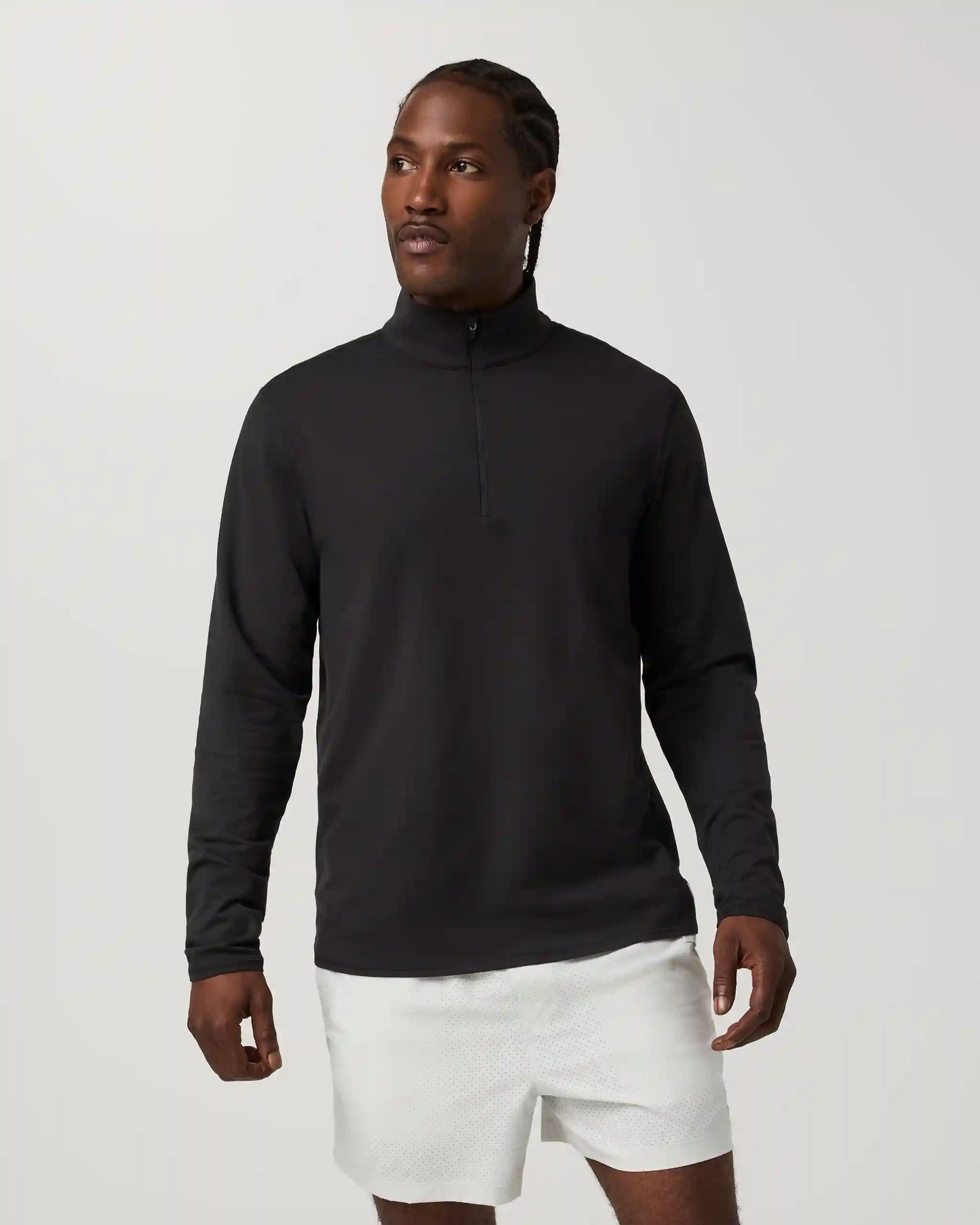 Ponto Half Zip Mock Neck