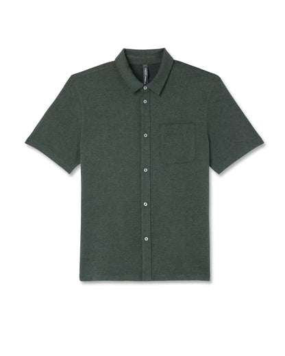 Short Sleeve Ponto Button Down Shirt