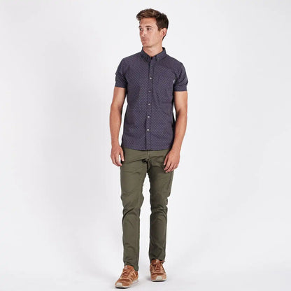 Crest Short Sleeve Button-Down