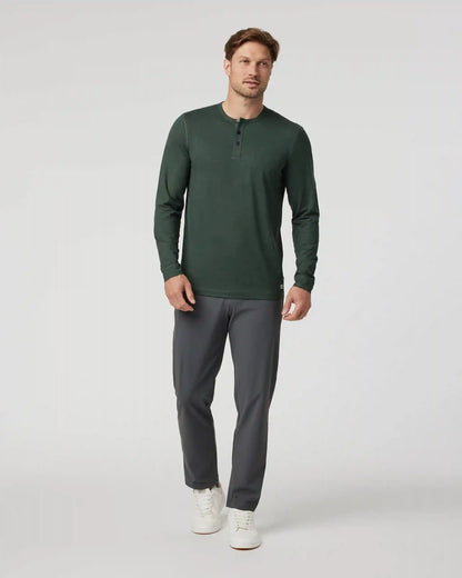 Long-Sleeve Ease Performance Henley
