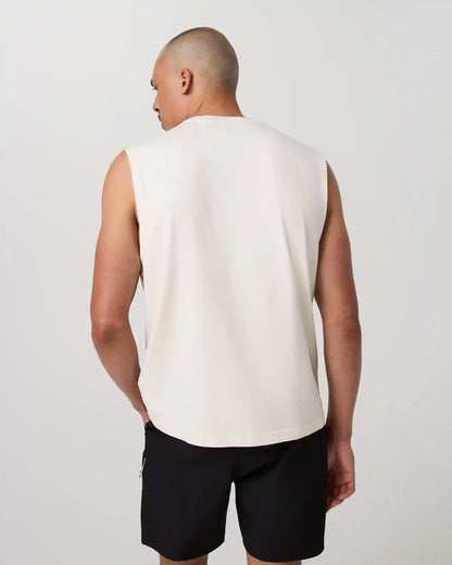 Sleeveless Heavyweight Cotton Muscle Tank