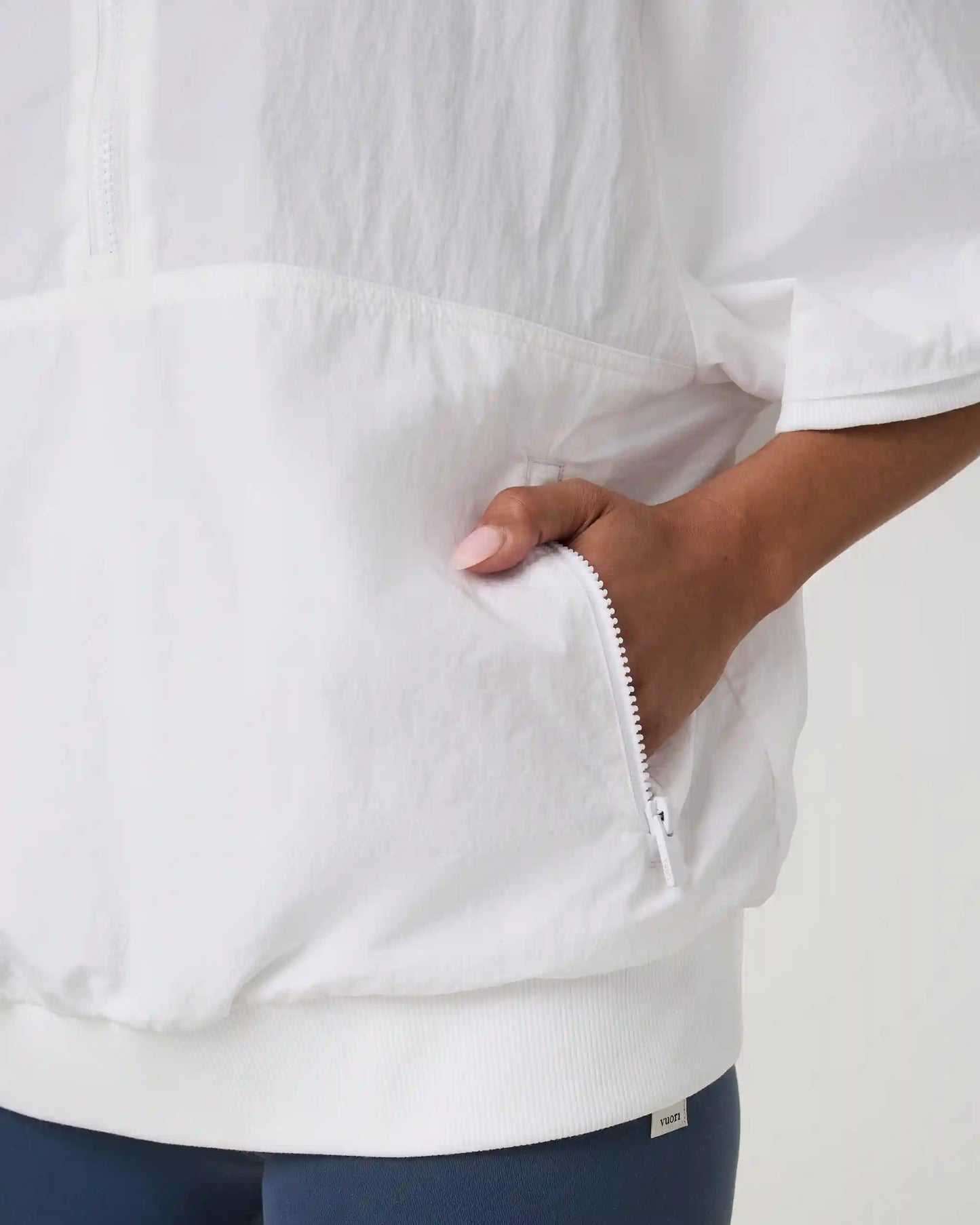 Retrograde Short Sleeve Half Zip Jacket
