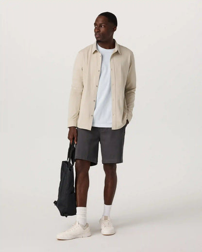 Long Sleeve Knit Oxford Button Down - Classic Fit