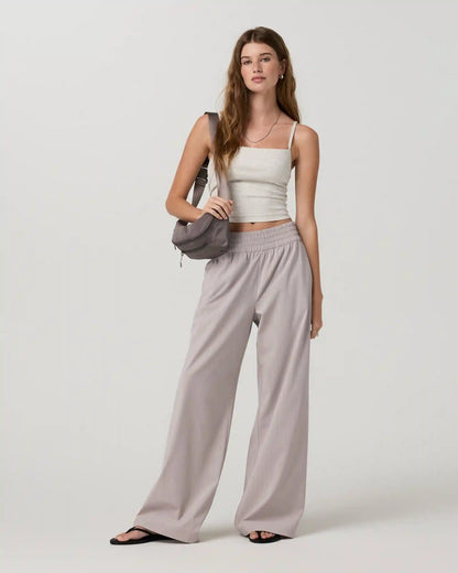 Villa Pinstripe Wideleg - Long