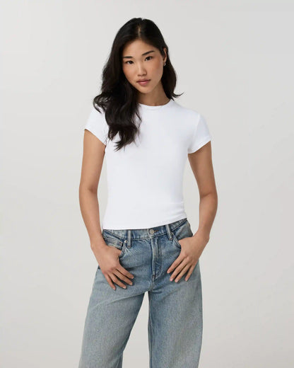 Everyday Cotton Stretch Fitted Tee