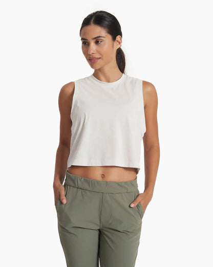 Feather Crop Tank