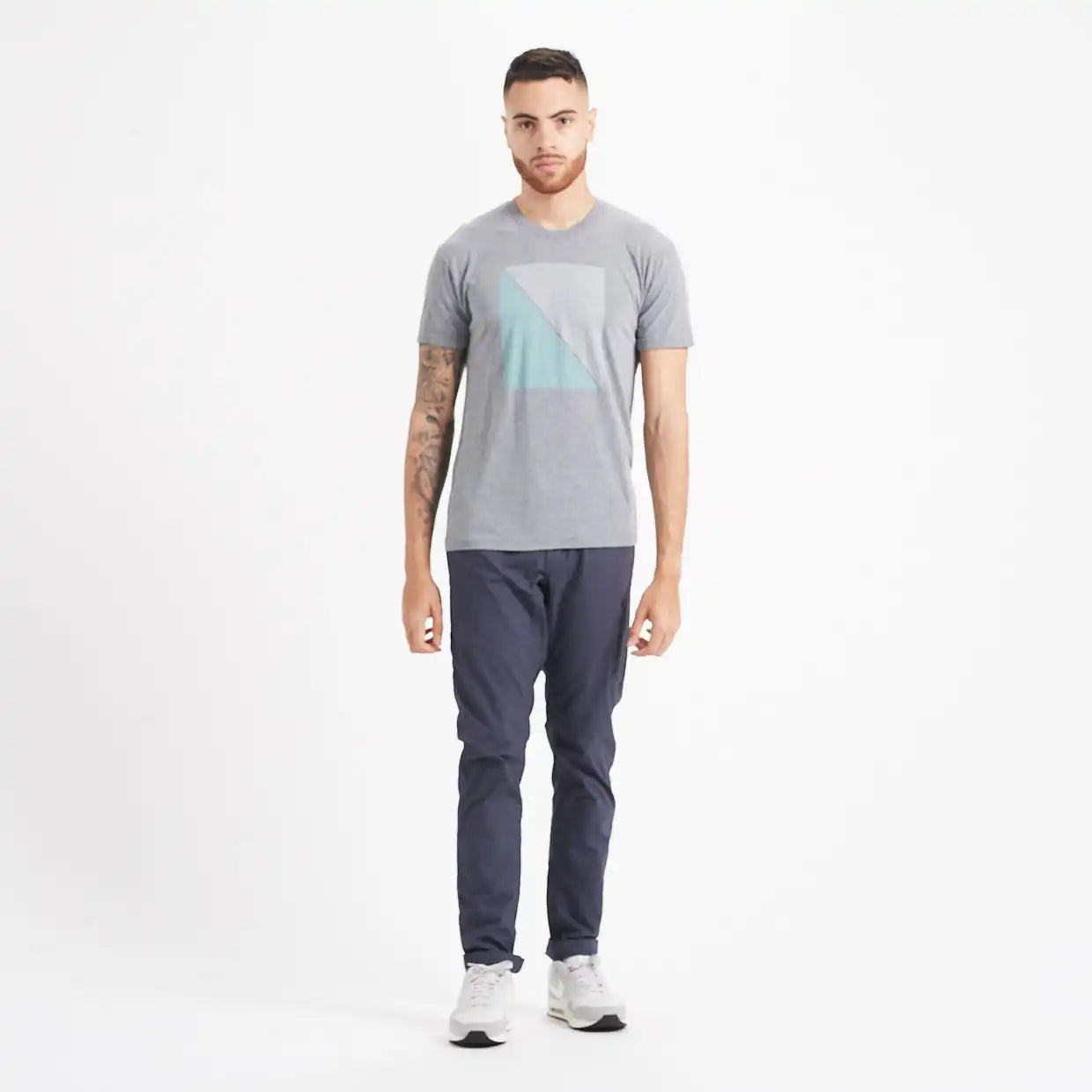 Diagonal Waves Tee