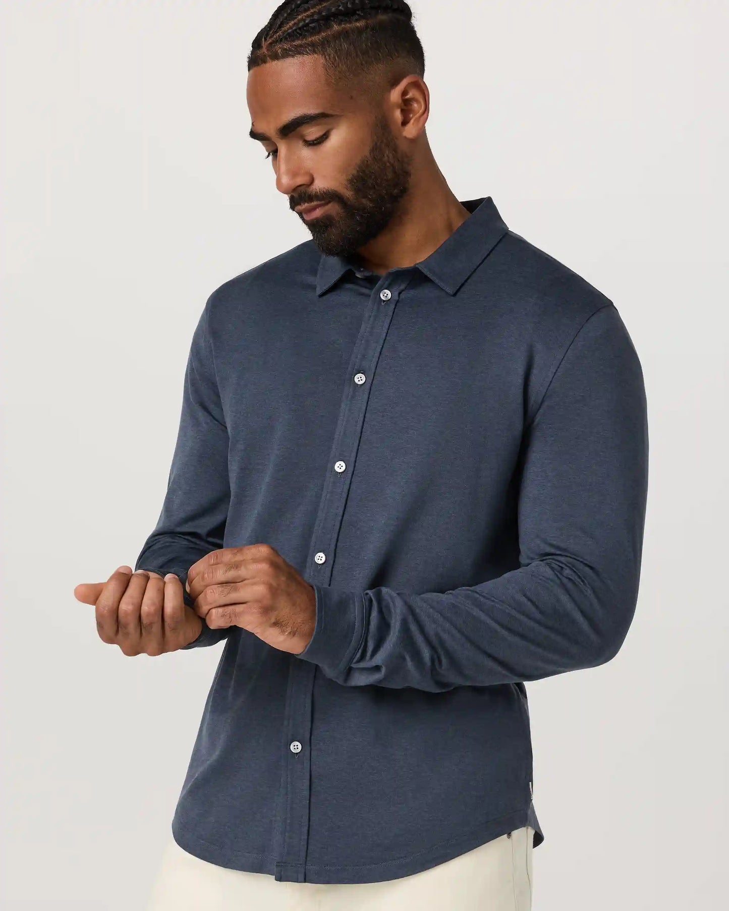 Long Sleeve Ponto Button Down Shirt
