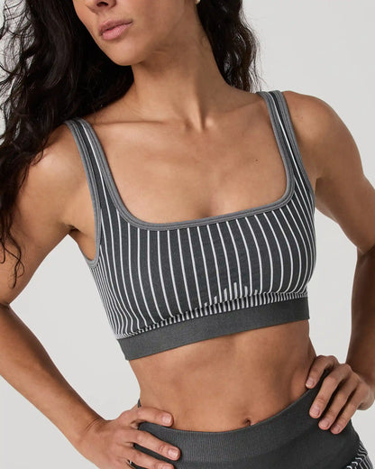 Bi-Color Seamless Longline Bra