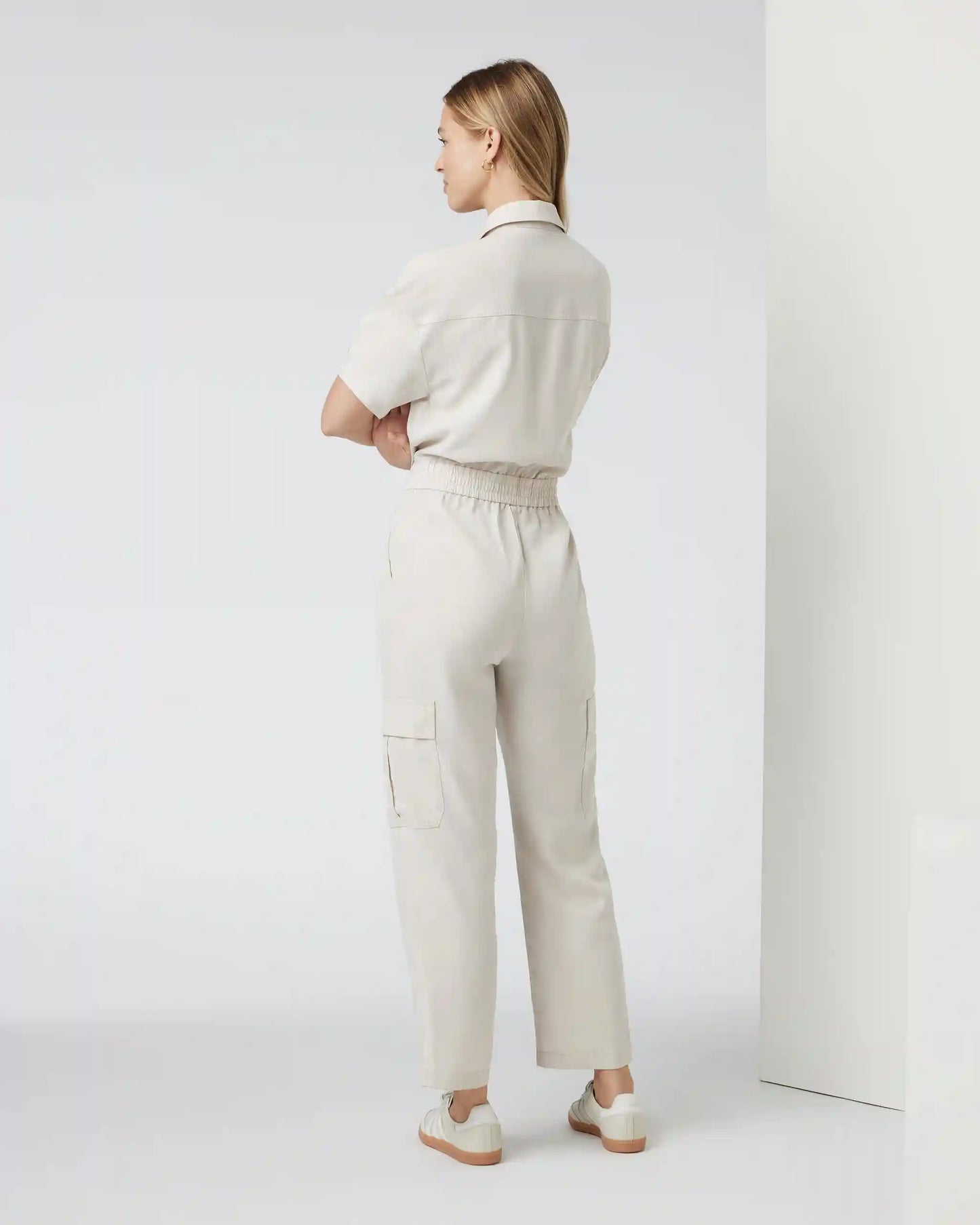 Short Sleeve Coastline Jumpsuit