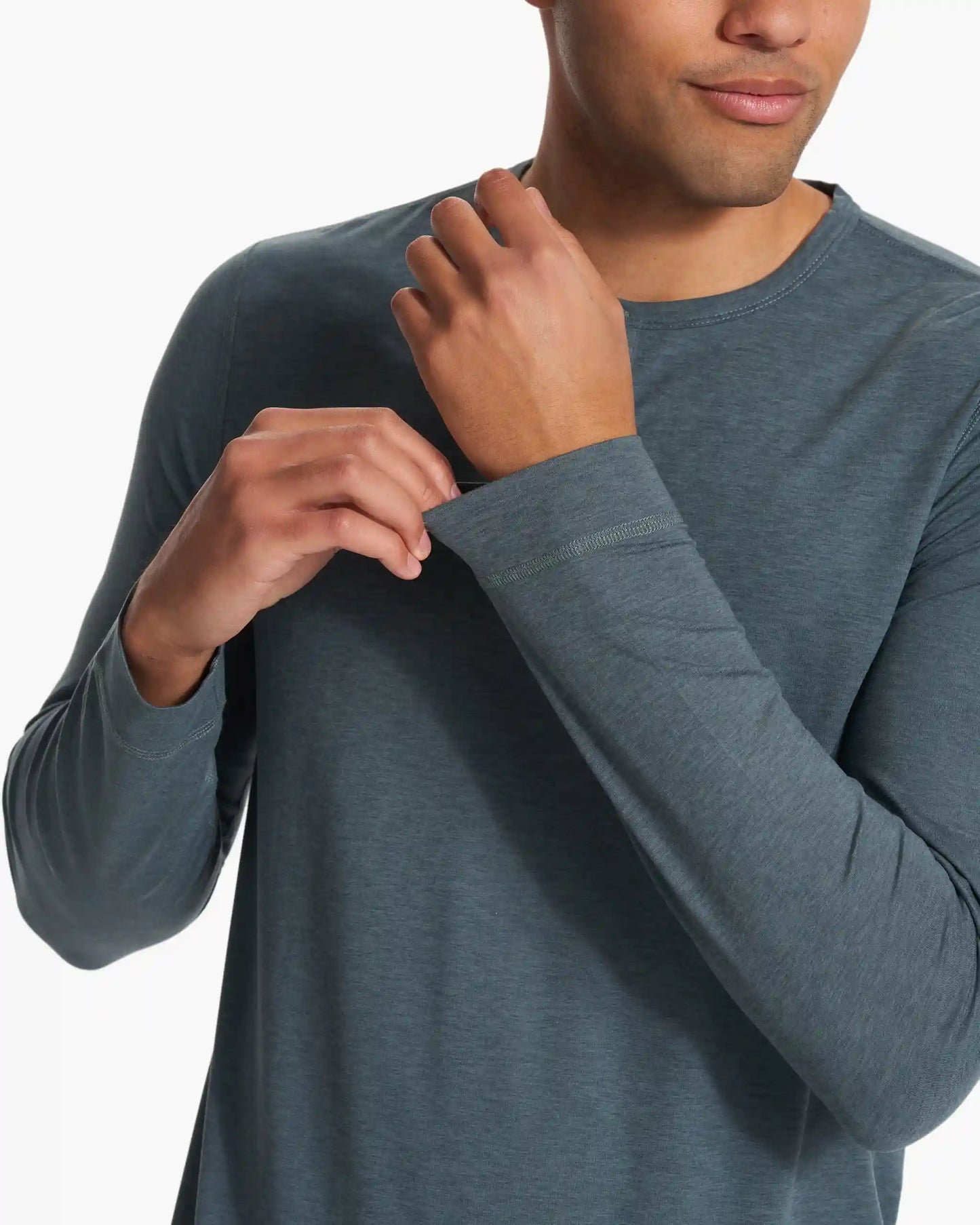 Long-Sleeve Ease Performance Henley