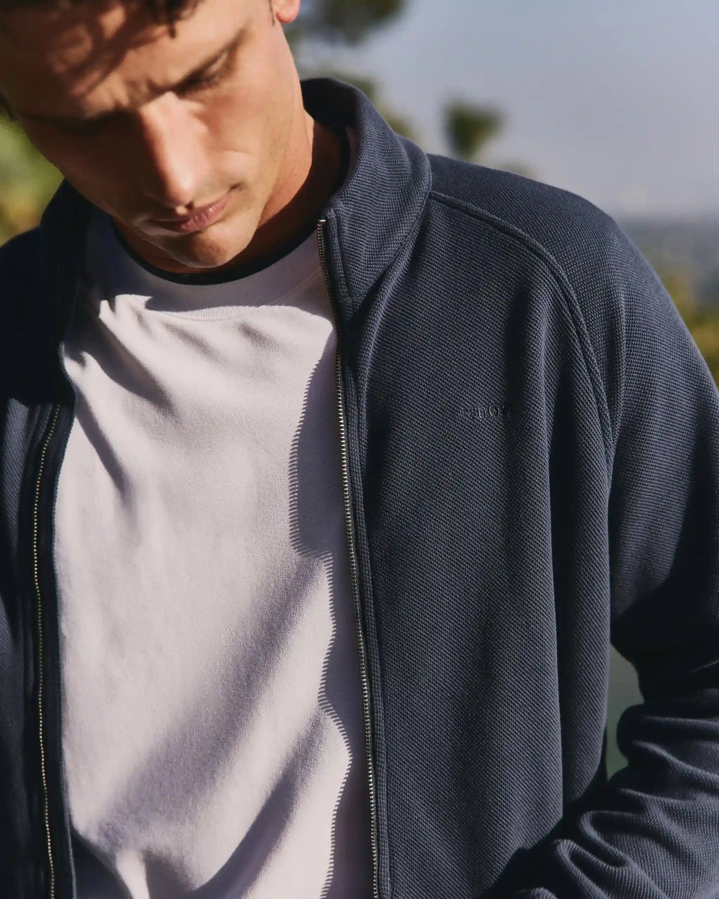 Pique Fleece Track Jacket