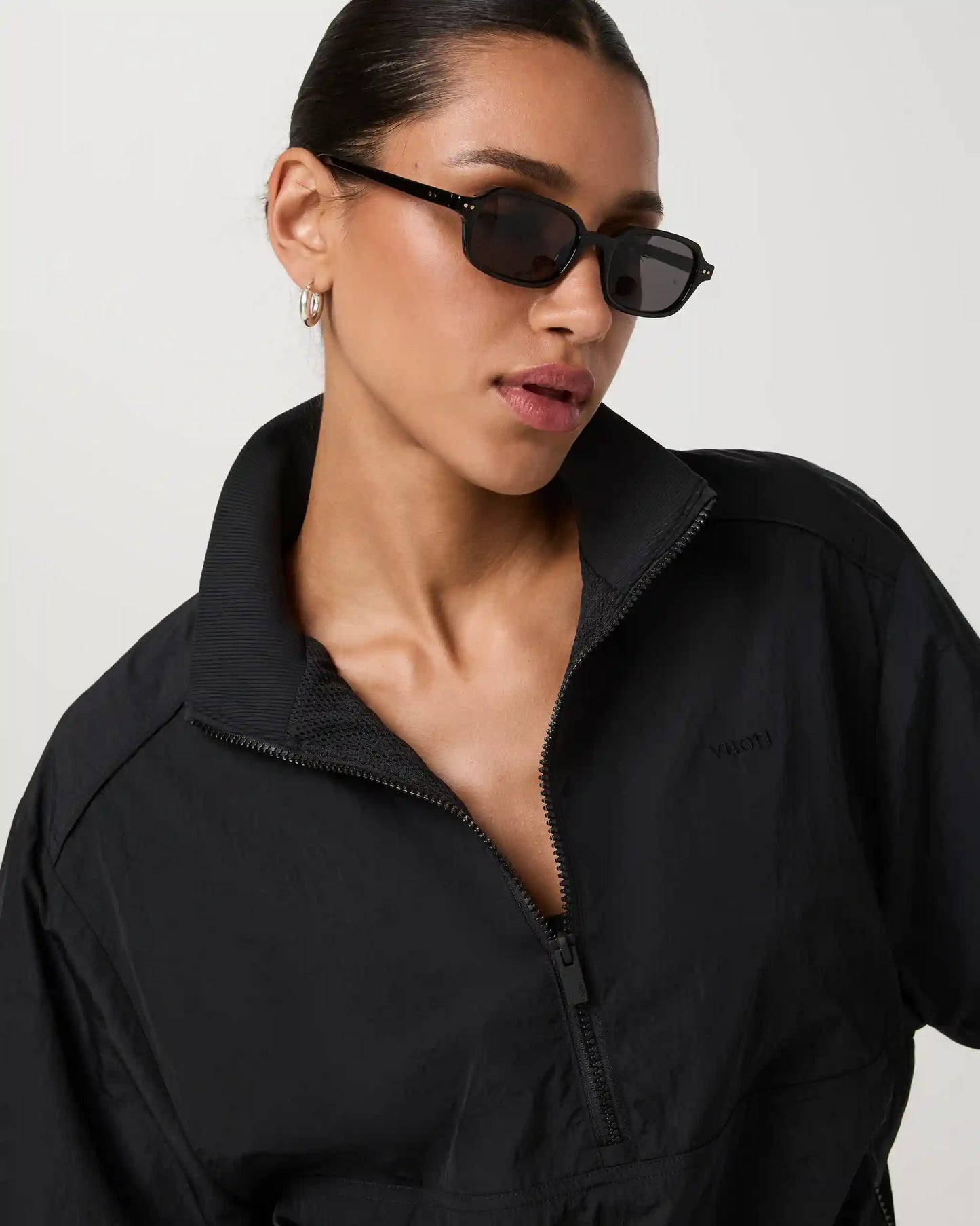 Retrograde Short Sleeve Half Zip Jacket