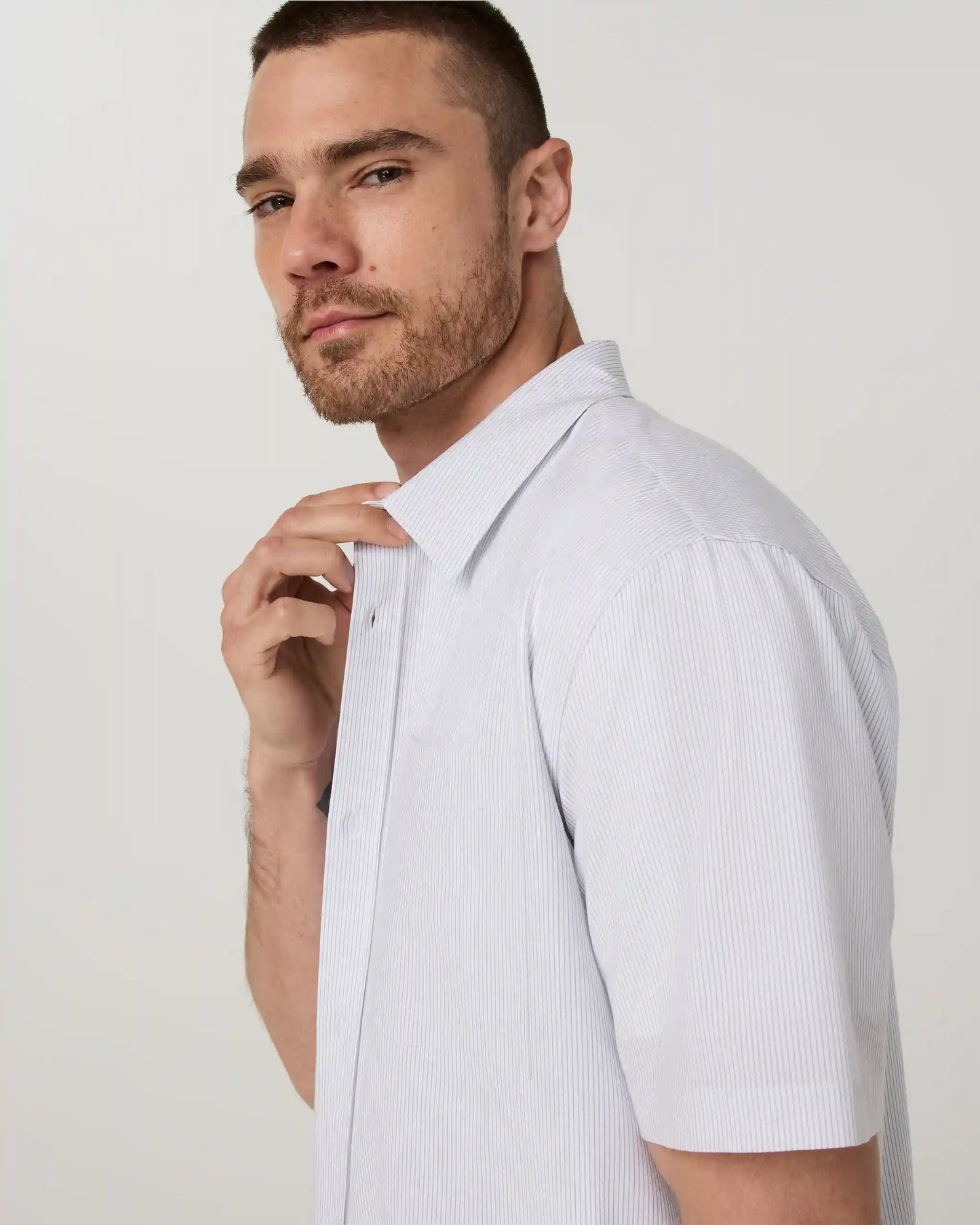 Short Sleeve Bridge Button Down - Relaxed Fit
