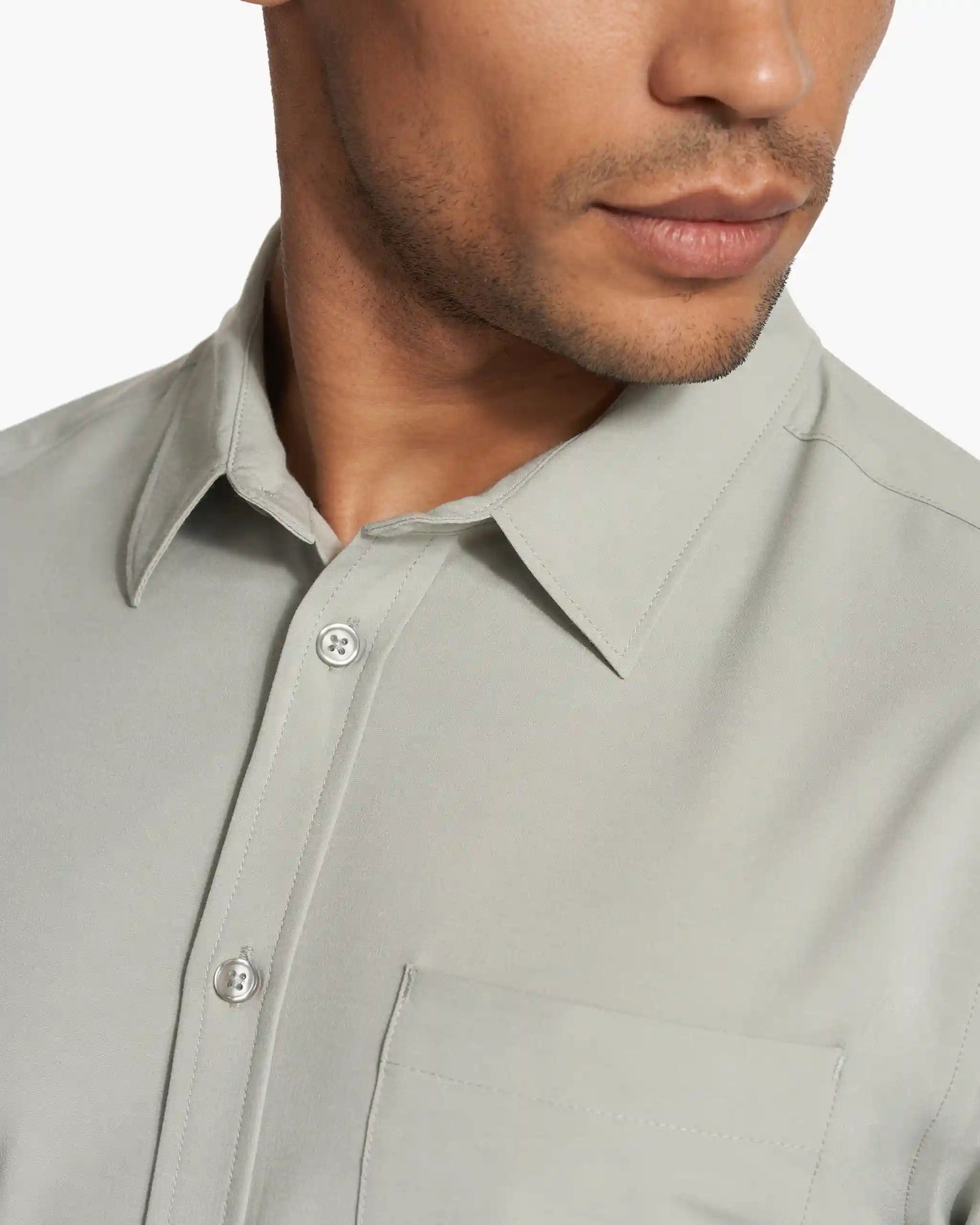 Short Sleeve Bridge Button Down