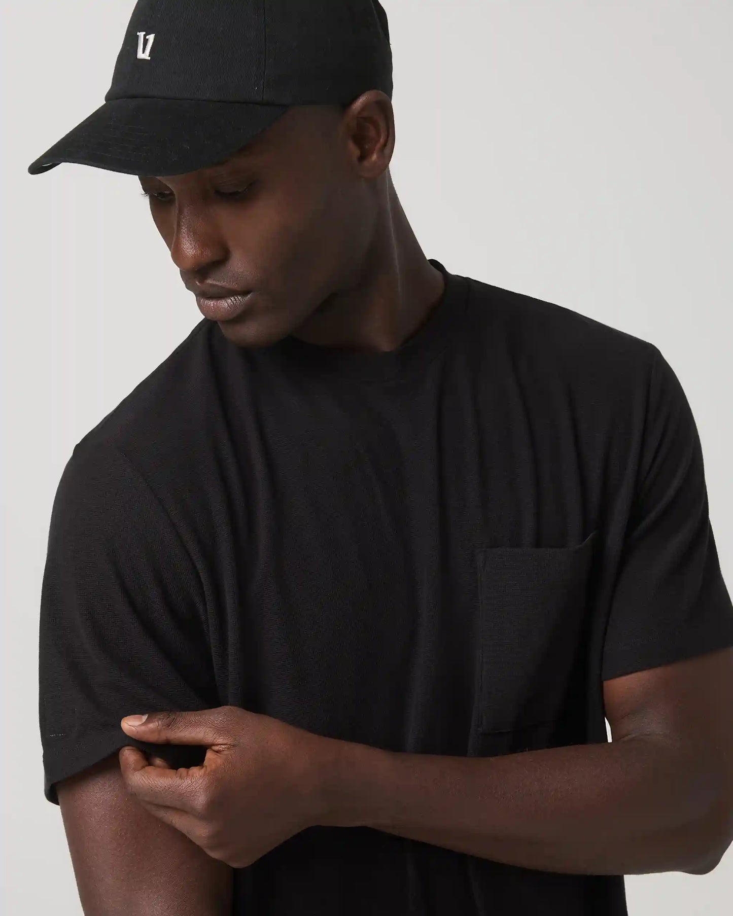 Short Sleeve Micro Waffle Tee - Relaxed Fit
