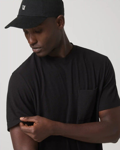 Short Sleeve Micro Waffle Tee - Relaxed Fit