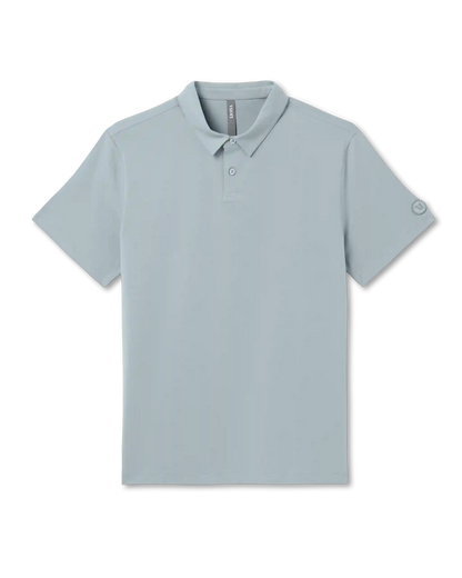 Short Sleeve Feather Polo