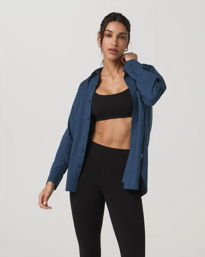 Long Sleeve Kensington Relaxed Button Down
