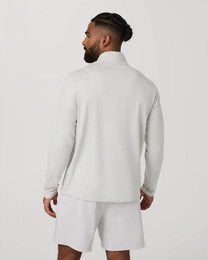 Ponto Half Zip Mock Neck