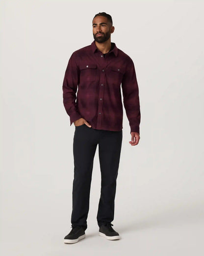 Long Sleeve Flannel Button Down Shirt