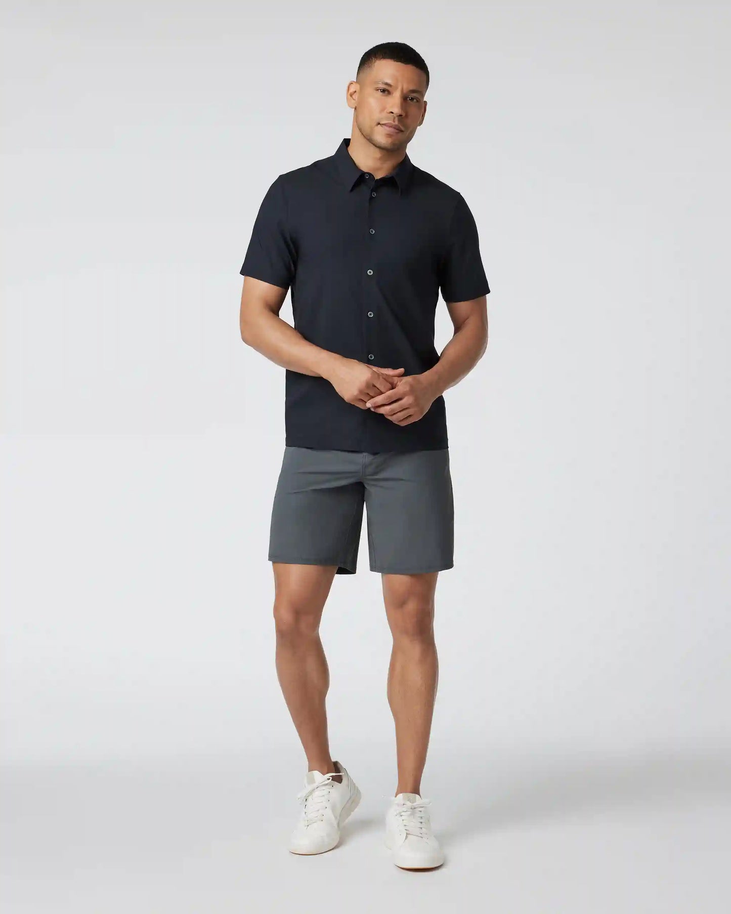 Short Sleeve Manhattan Button Down