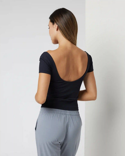 Pose Scoop Back Tee