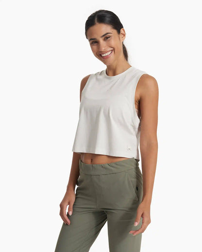 Feather Crop Tank