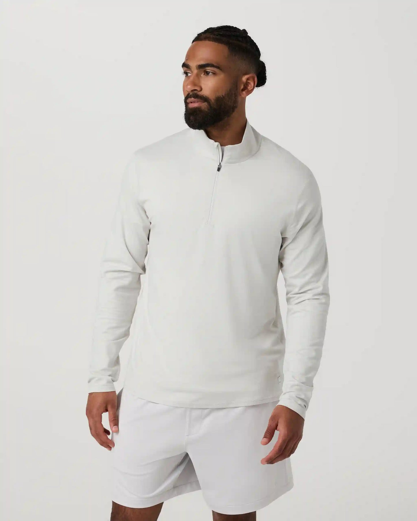 Ponto Half Zip Mock Neck