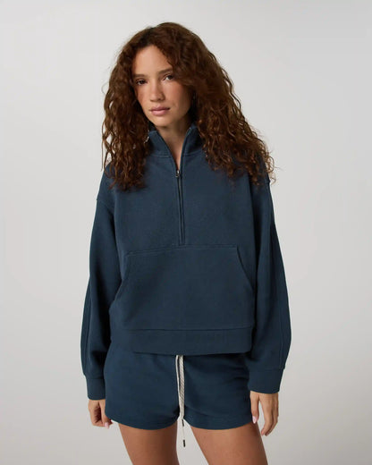 Pique Fleece Half Zip