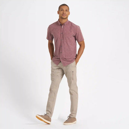 Short-Sleeve Bridge Button Down