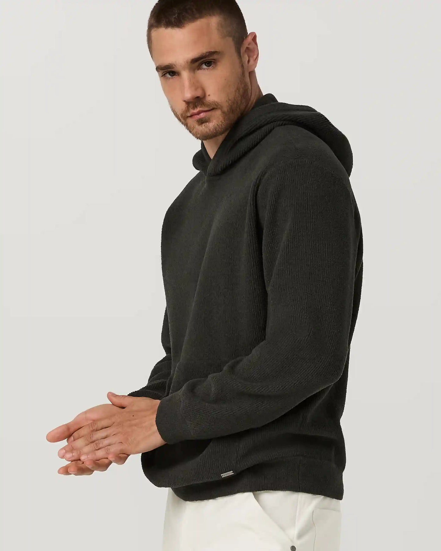 Midweight Rib Sweater Hoodie