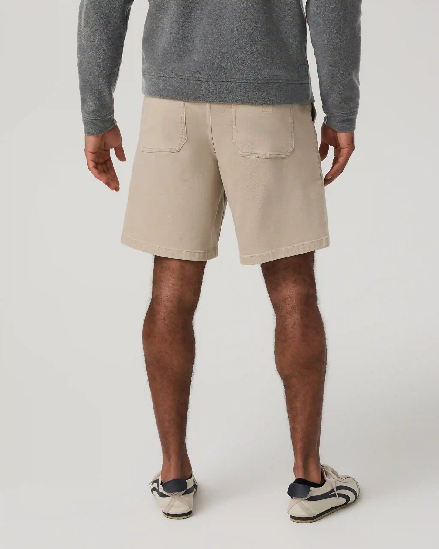 Benton Twill Elastic Waist Short 8"