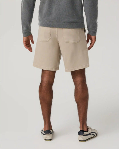 Benton Twill Elastic Waist Short 8"